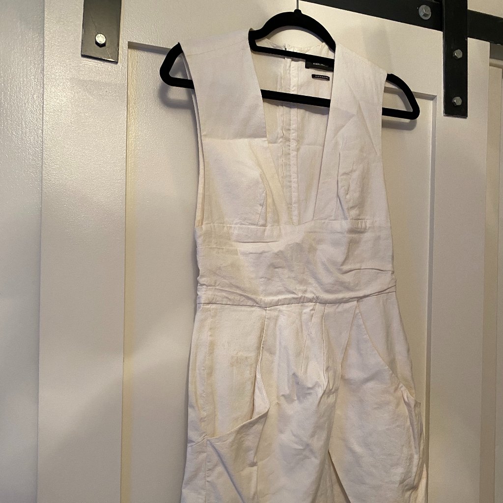 White Isabel Marant Runway Mini Dress